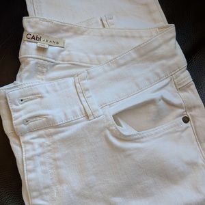 CAbi white jeans